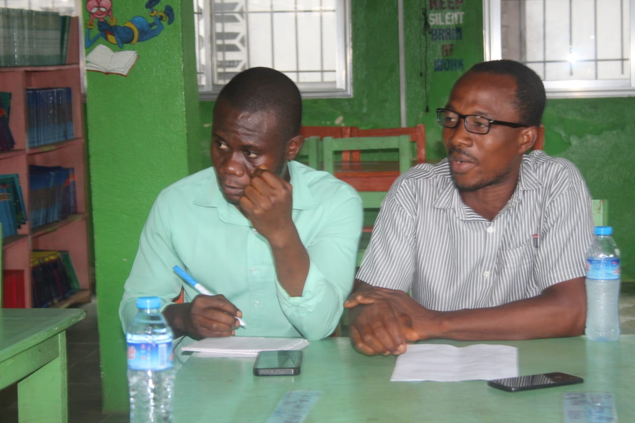 Staff of CRAF conducting focus group discussions